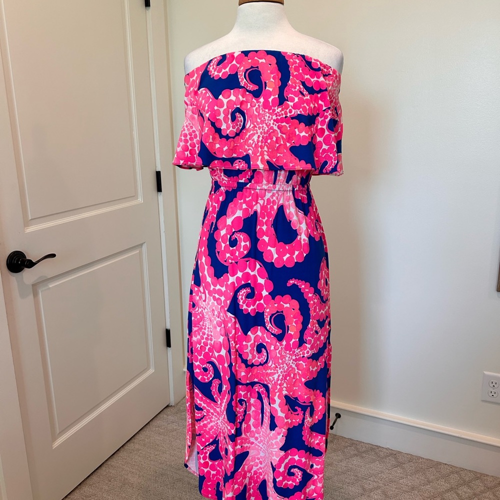 Lilly Pulitzer MERIDIAN MIDI DRESS
The Meridian Midi Dress SMALL